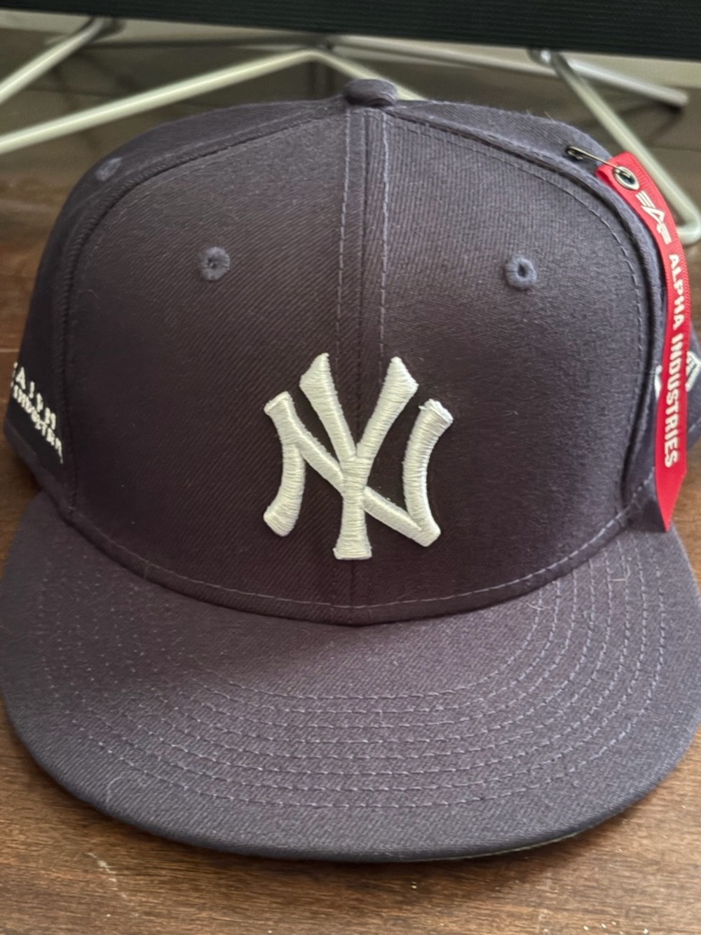 New Era 59FIFTY Olive Green Brim Dark Gray Interior Fitted Cap